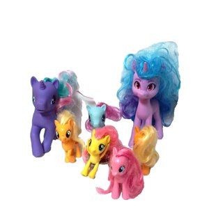 My little pony lot of 7 mixed colors & sizes unicorn